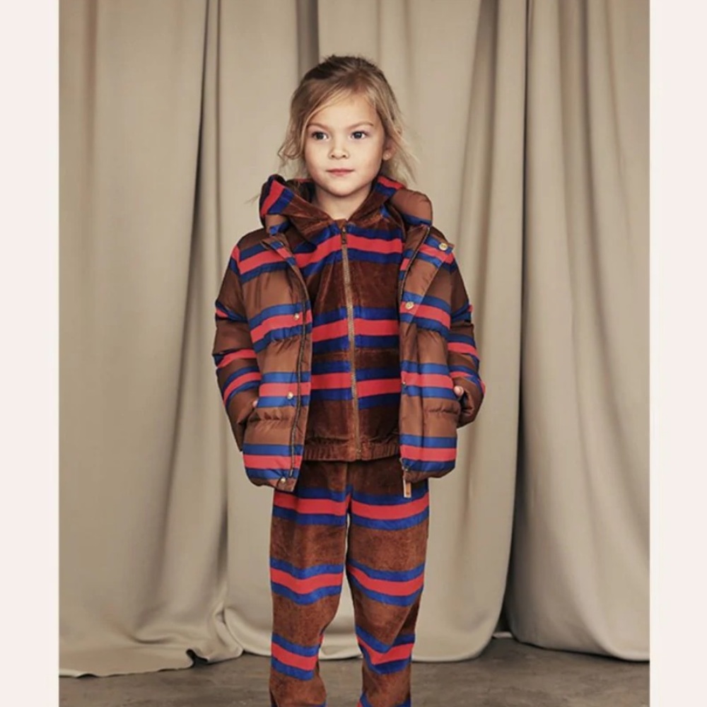 Mini Rodini Stripe Puffer Jacket